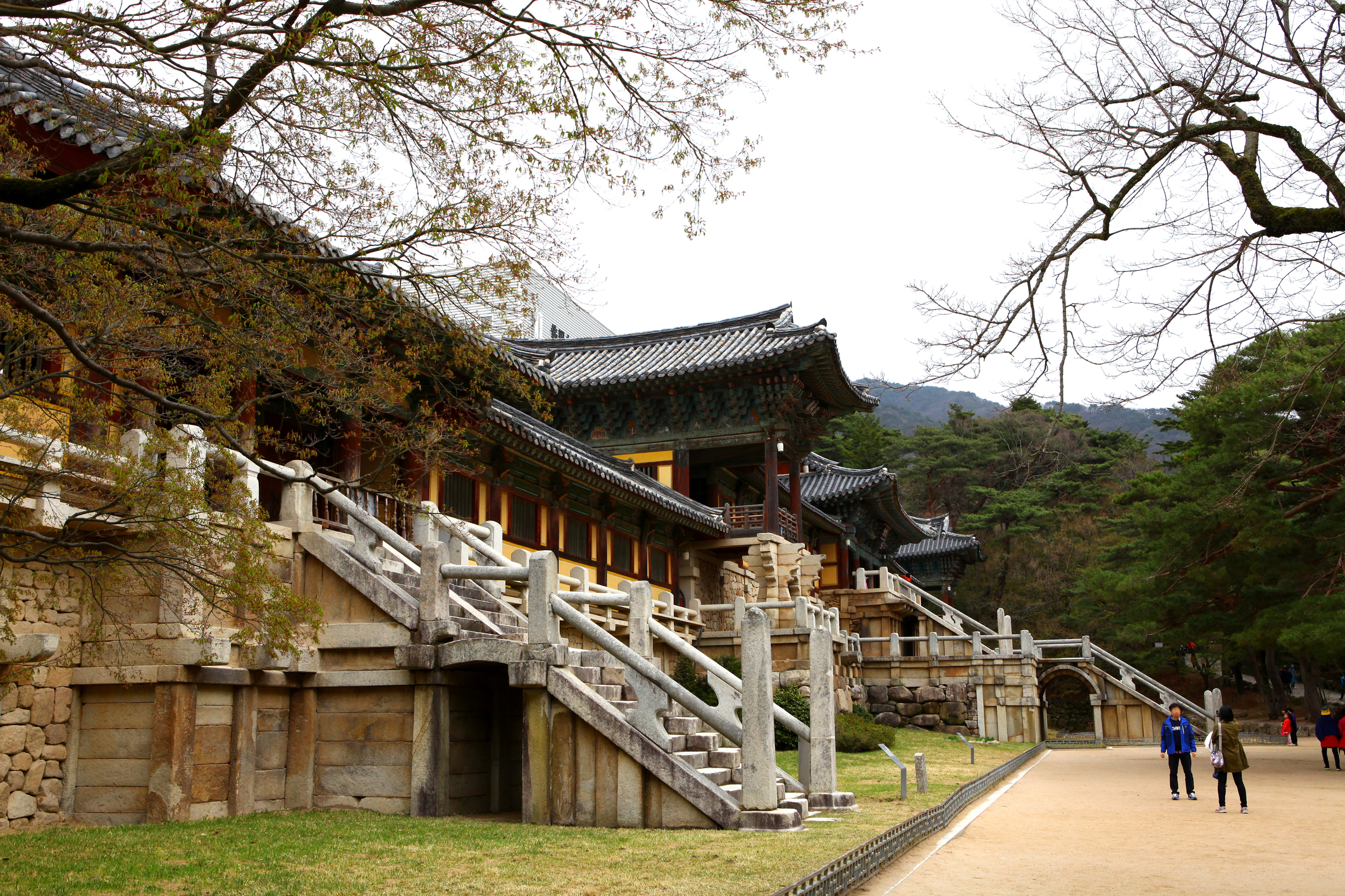 Tthe famous Bulguksa Temple