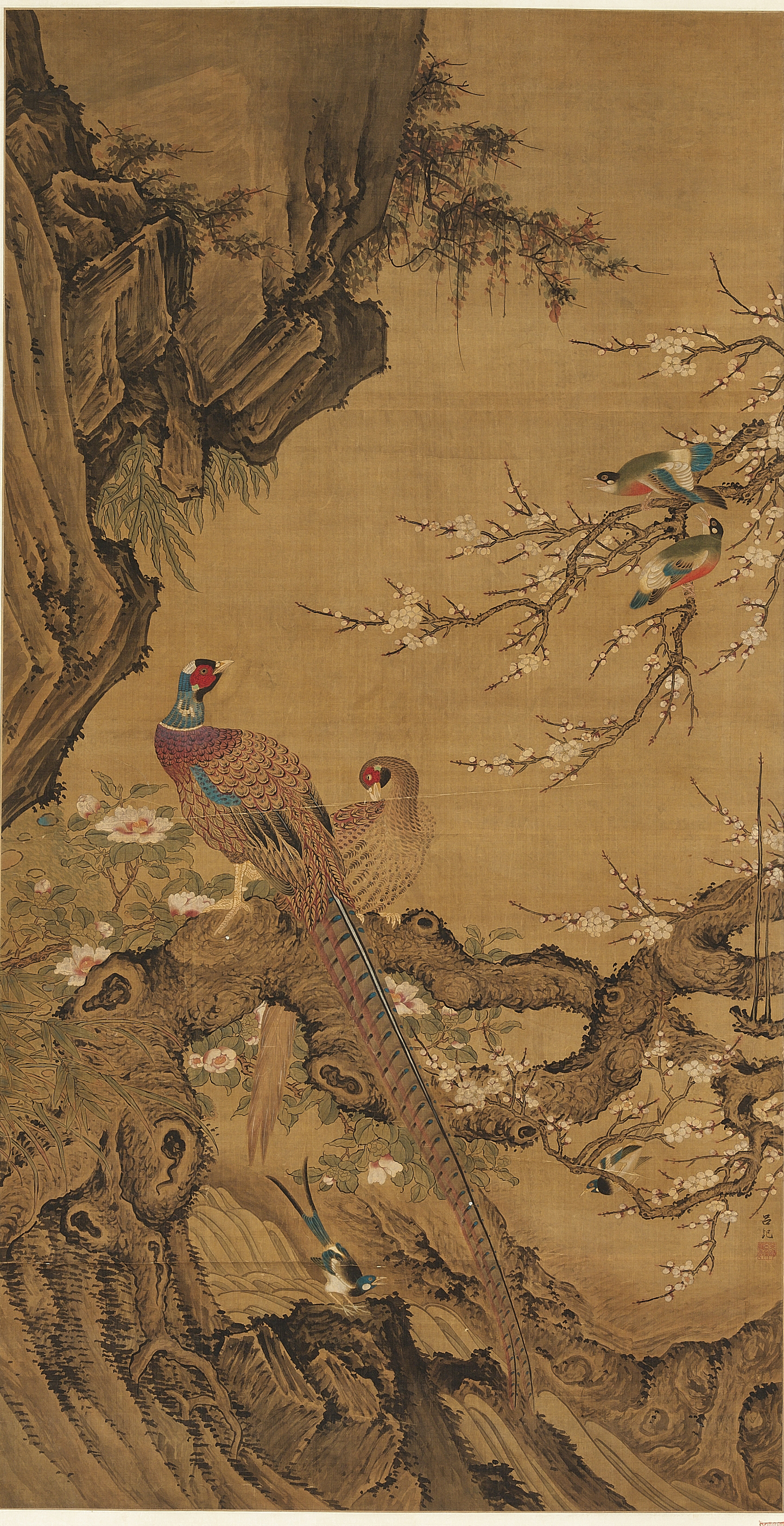 여기(呂紀, 1477-?) 花鳥圖, 화조도
