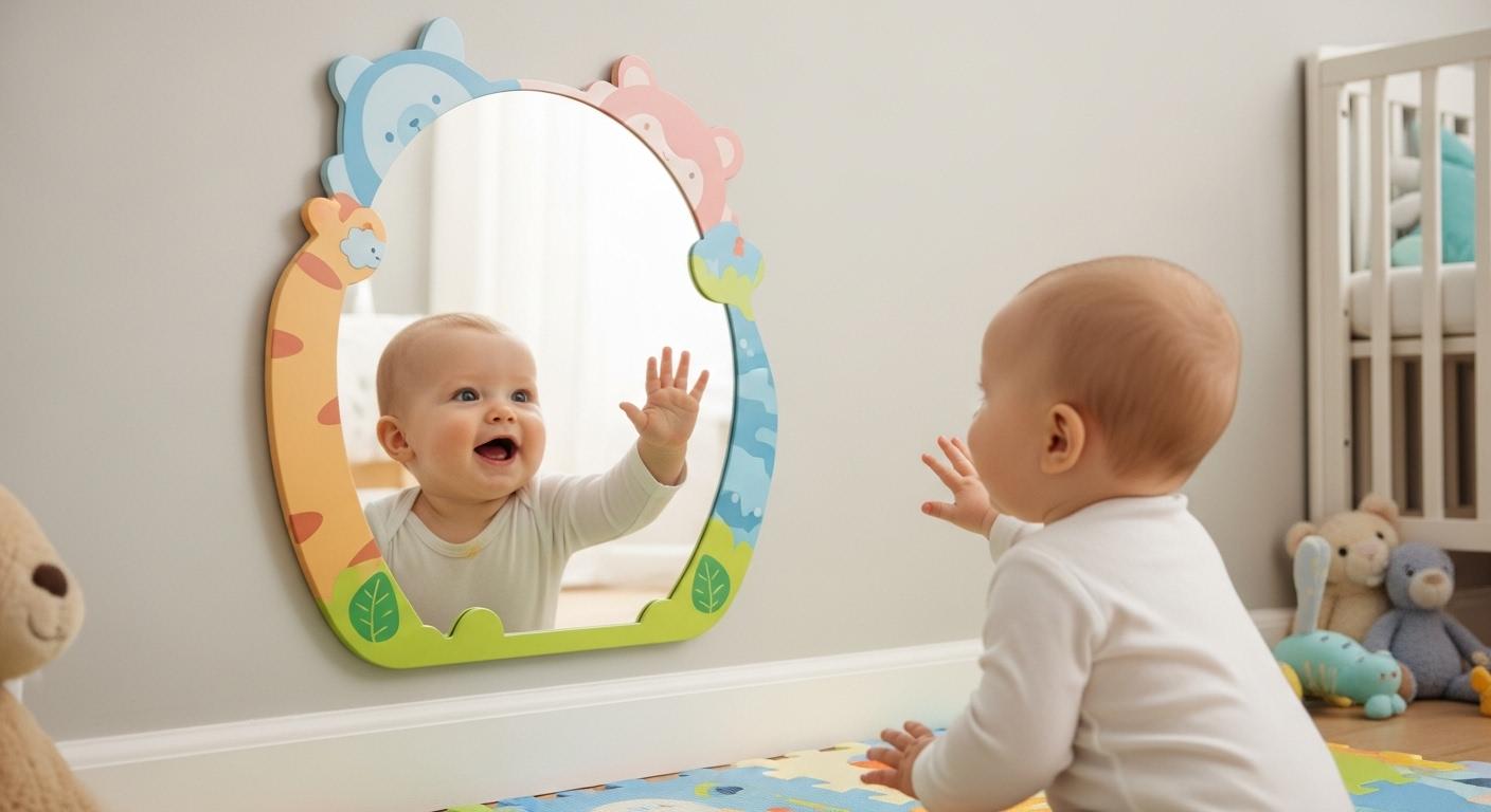 아기방 거울