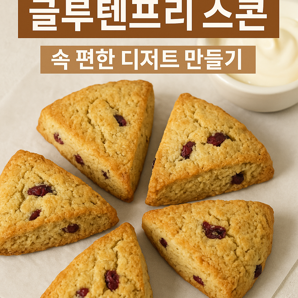 글루텐프리 스콘 레시피