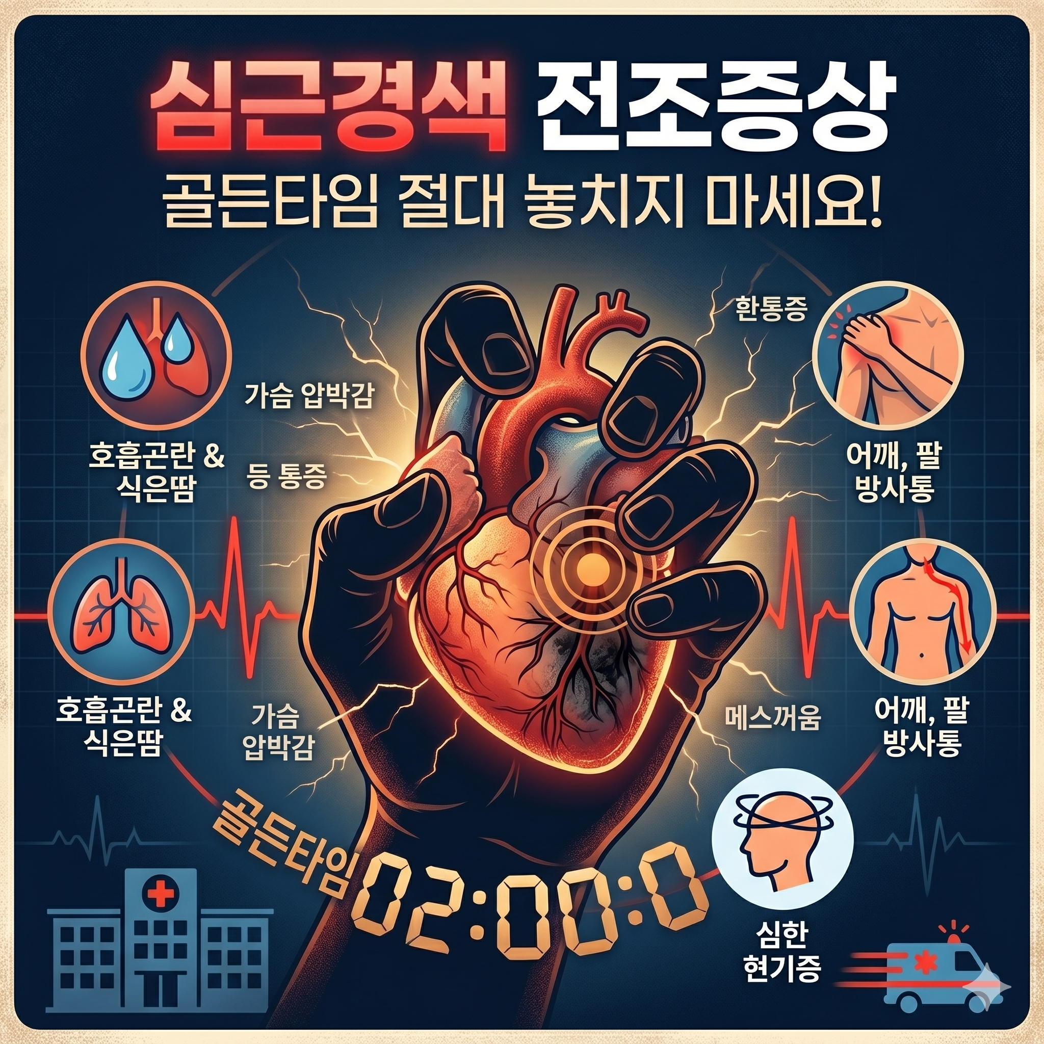 심근경색 전조증상: 생명을 살리는 골든타임의 신호들