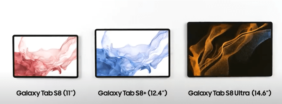 갤럭시탭-S8- S8+-S8-울트라-디스플레이_크기비교