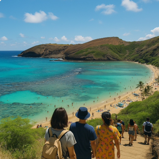 하와이 여행 추천 일정 – 4박5일 렌트카 여행 코스