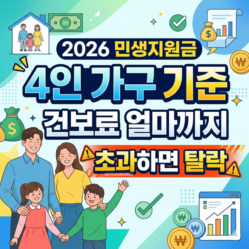 2026 민생지원금 4인가구얼마