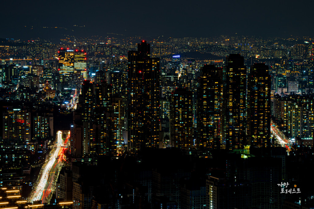 구룡산 서울야경