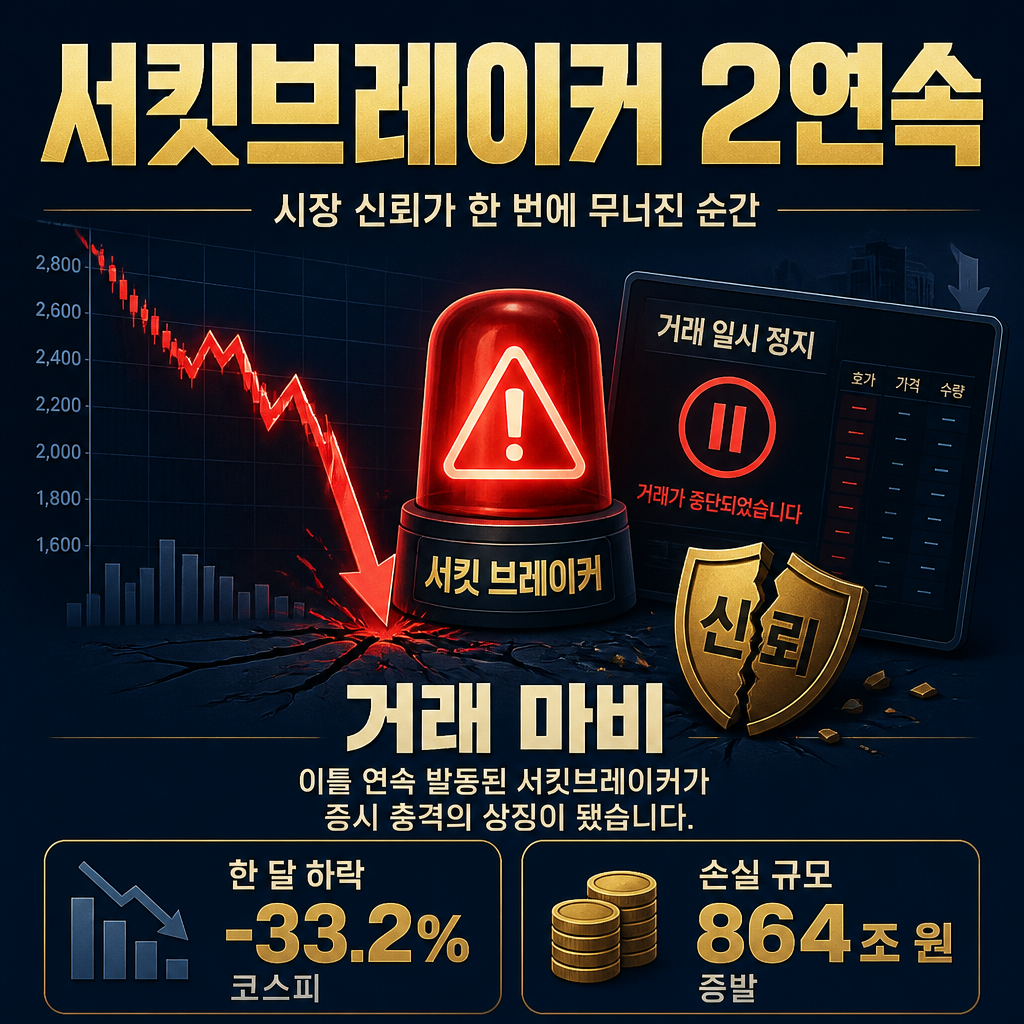 서킷브레이커 2연속