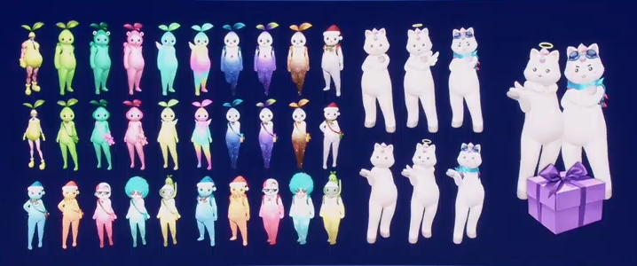 모코코니 아바타 선택 상자