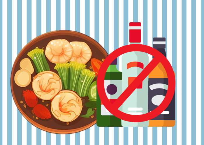 여러가지-야채가-담겨있는-접시-및-술