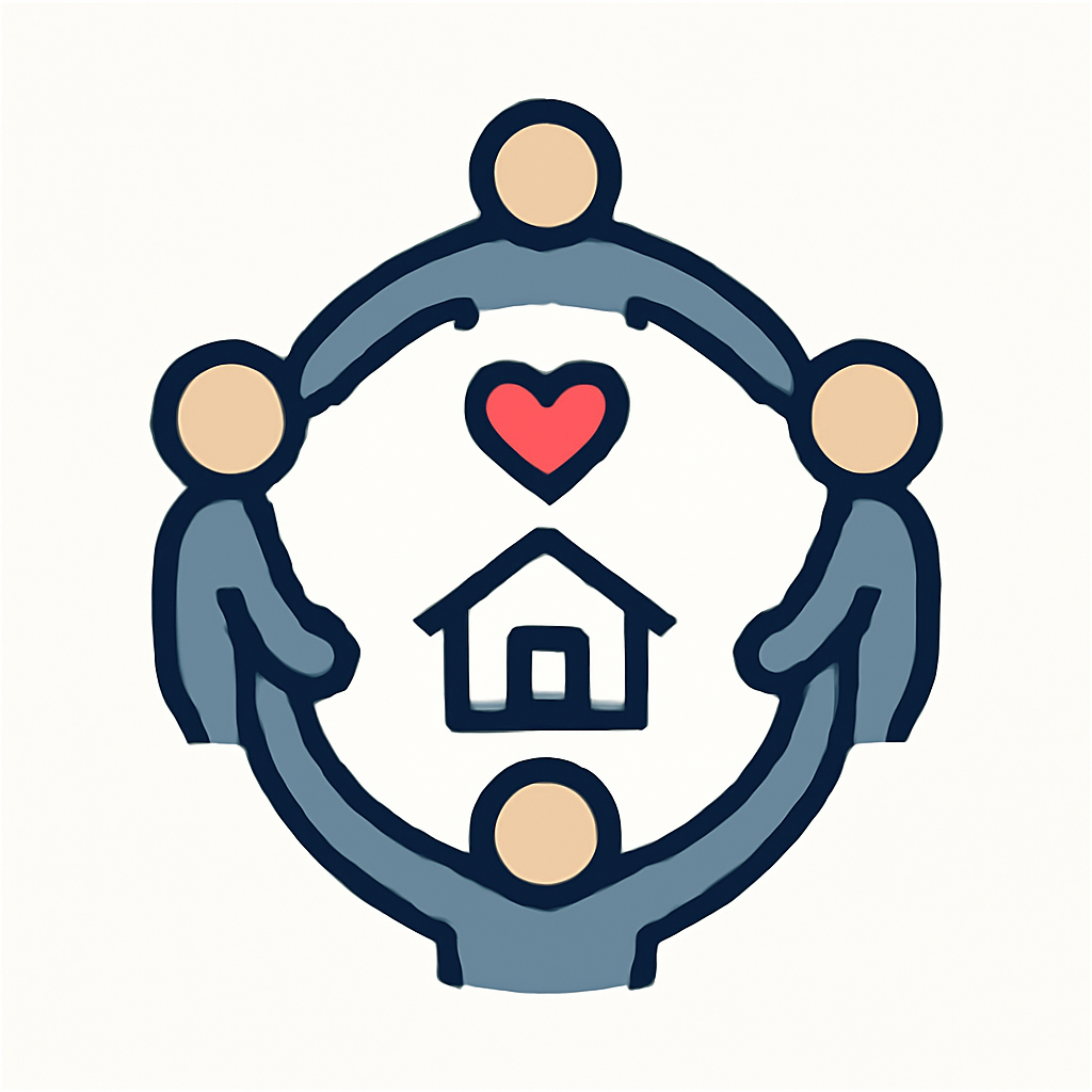 복지정책 상징 그림