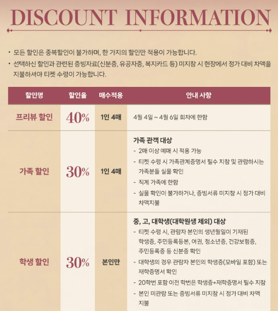 연극 분홍립스틱 예매 및 총정리