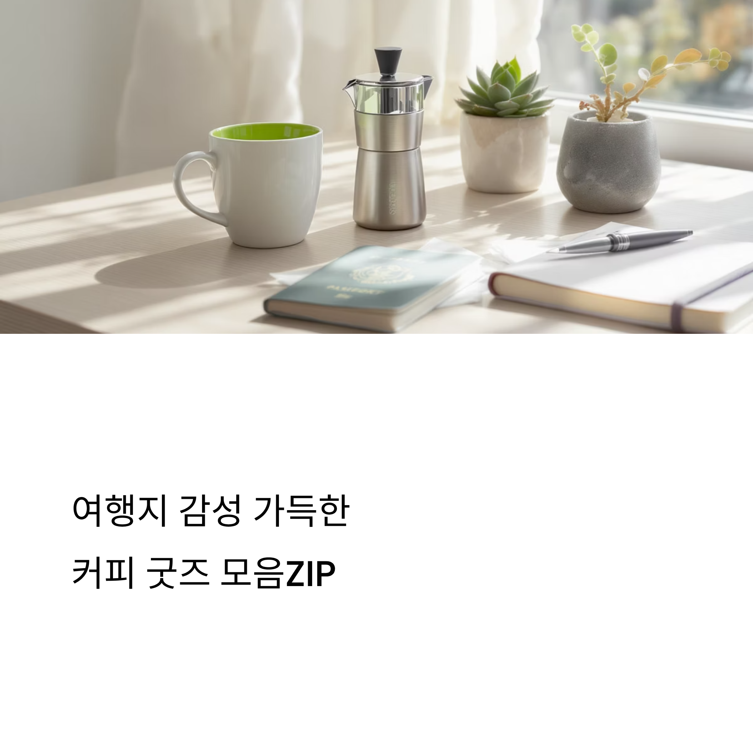 여행지 감성 가득한 커피 굿즈 모음집