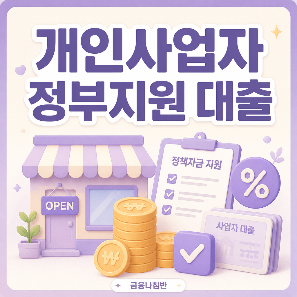 개인사업자 정부지원 대출
