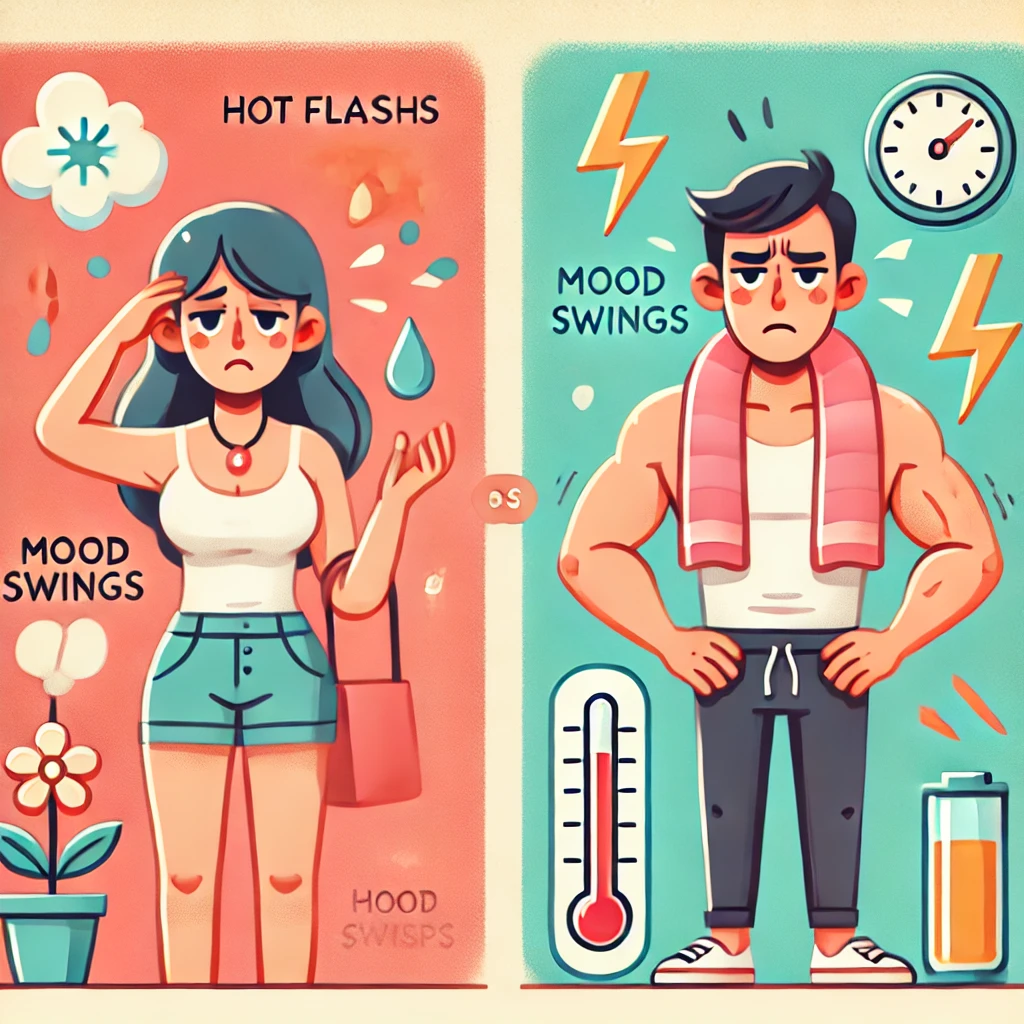 여성 갱년기 vs 남성 갱년기