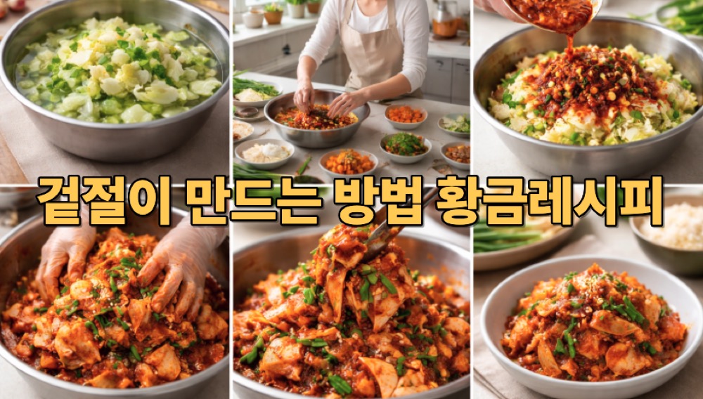 겉절이 만드는 방법