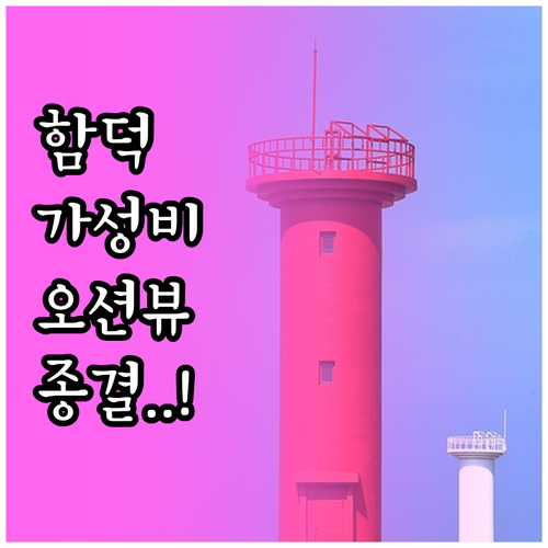 제주 함덕 가성비 오션뷰 호텔 비교 ..
