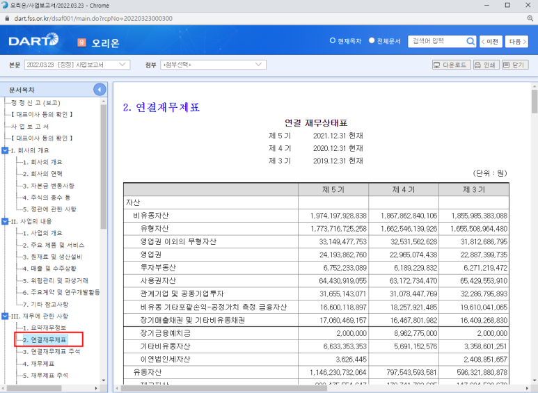 재무제표 사이트 3곳 보는법