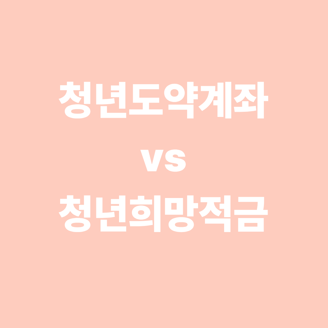 청년도약계좌 vs 청년희망적금