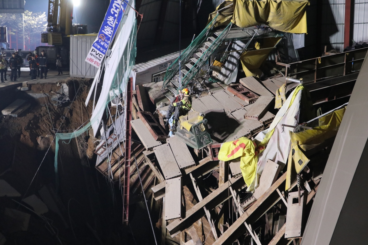 광명 신안산선 지하터널 붕괴 사고