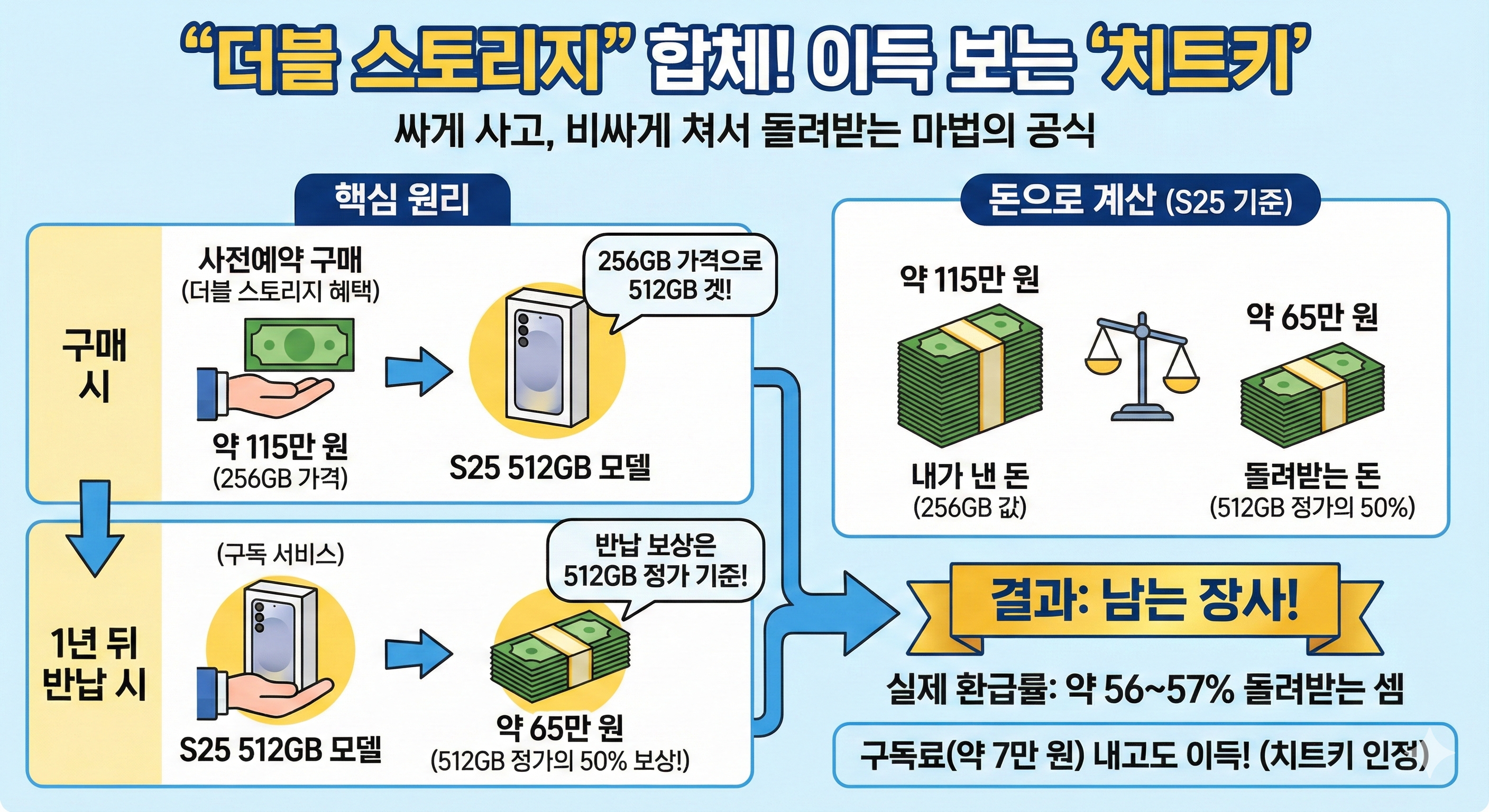 New 갤럭시 AI 구독클럽과 "더블 스토리지"랑 합체
