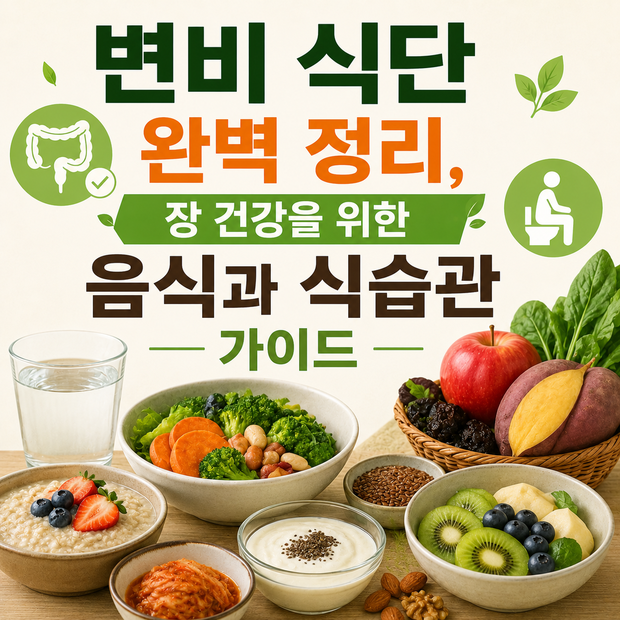 변비 식단 완벽 정리