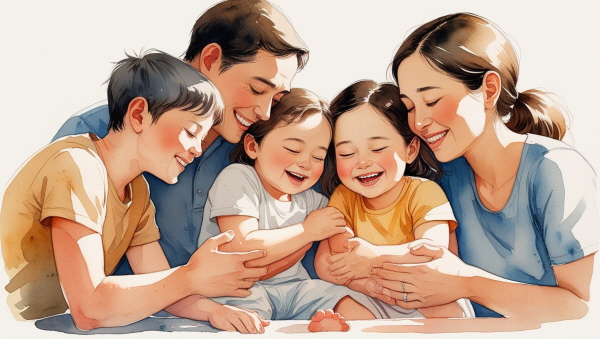 ENFP 부모는 자녀와의 감정적 연결을 무엇보다 소중히 여깁니다에 관한 그림