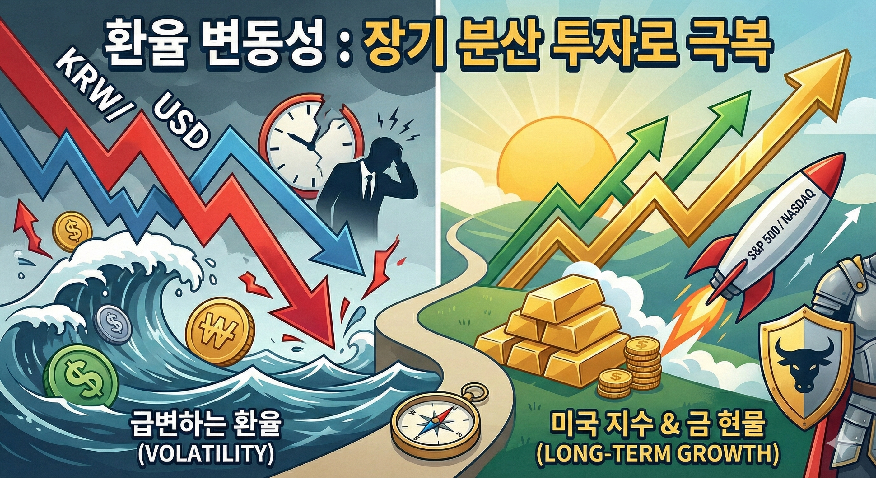 환율 변동성 속 장기투자 전략