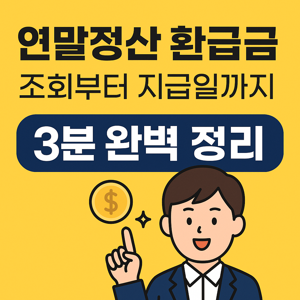 나의 환급금 조회하기