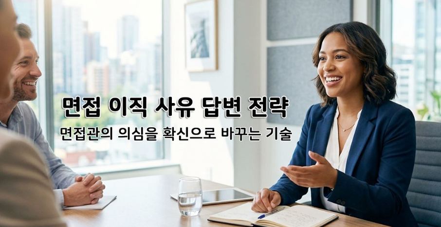 면접 이직 사유 답변