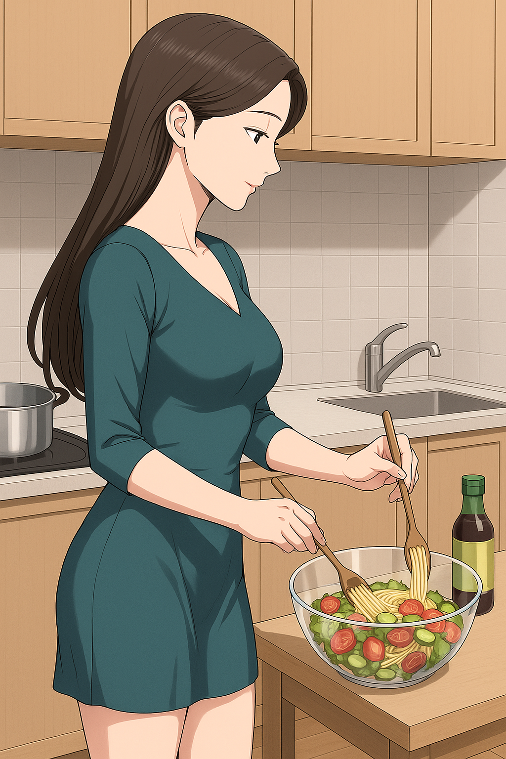 냉파스타 레시피!