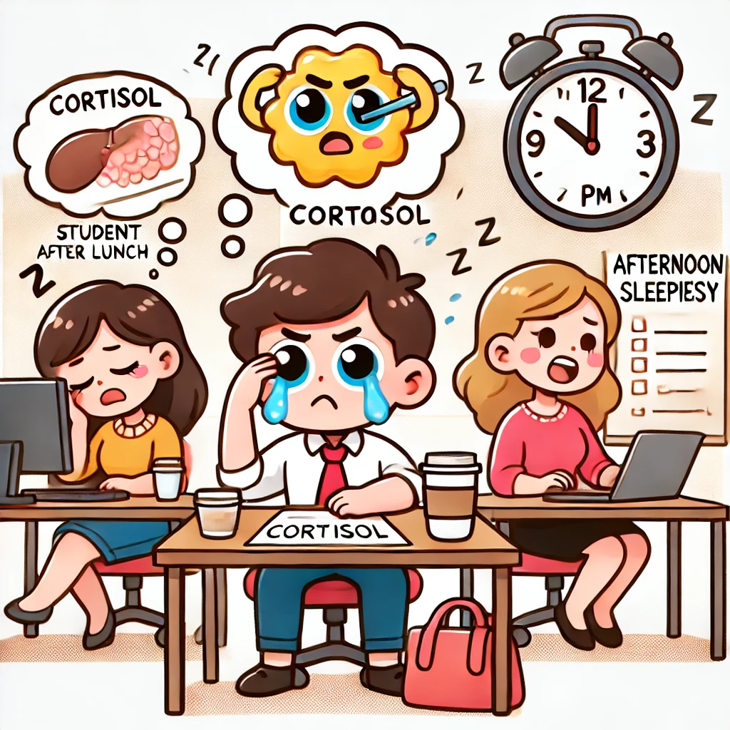 코르티솔과 오후졸림
