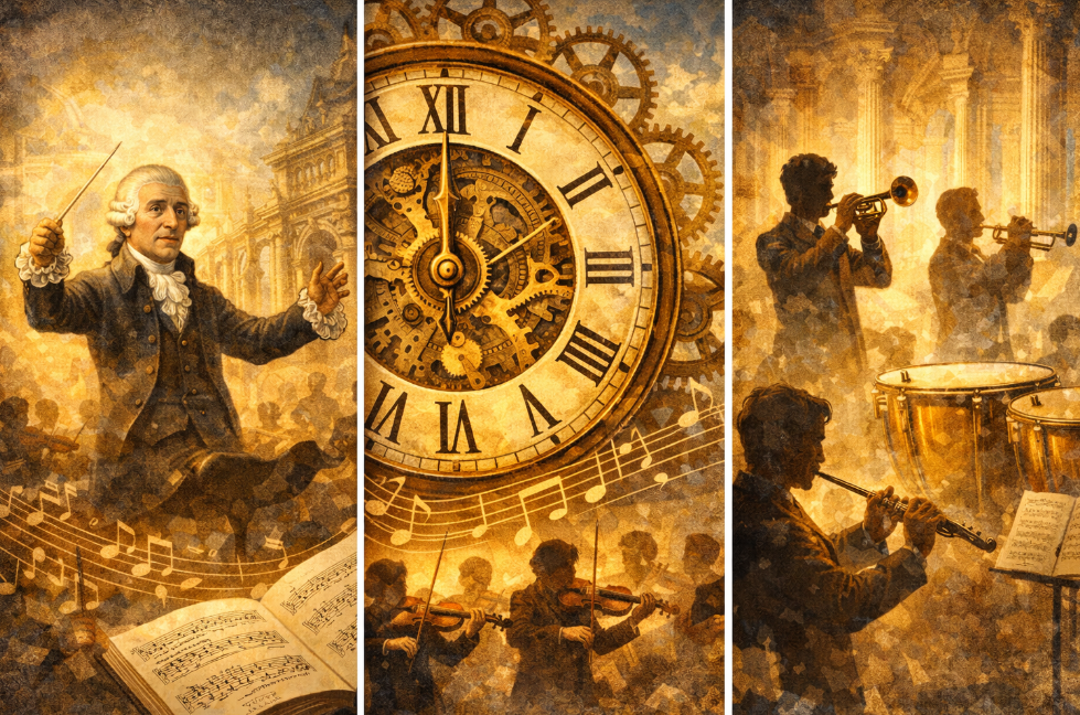 하니든의 교향곡 시계 관련 그림