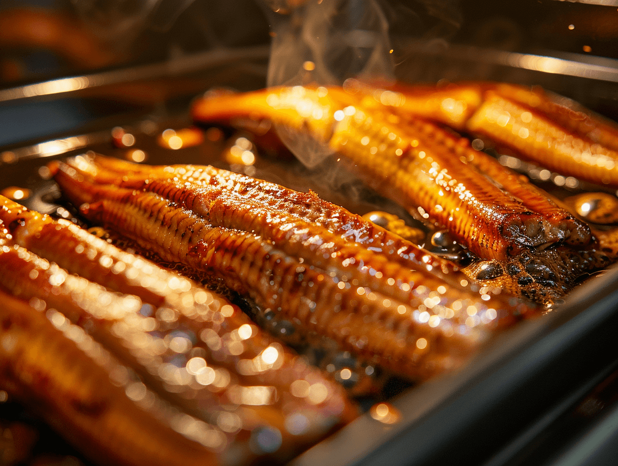 에어프라이어에서-익어가는-장어