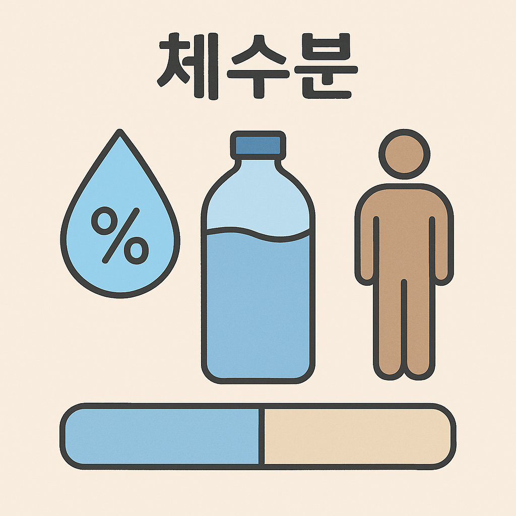 체수분 균형 유지