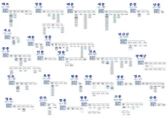 조선시대 왕 계보 왕의 계보 가계도 성씨_12