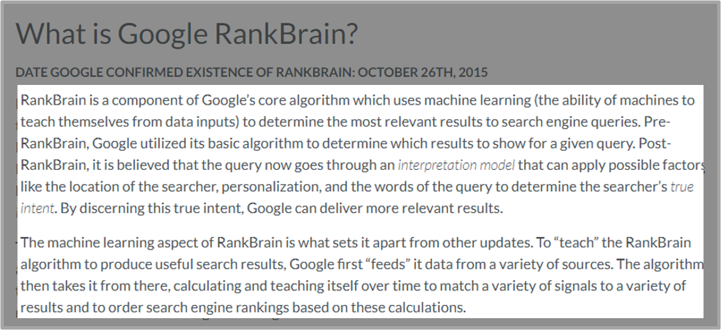 구글 랭크 브레인 이미지