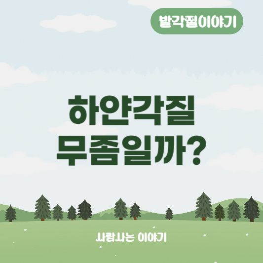 하얀 각질 일어나는 발, 혹시 무좀 초기 증상일까?