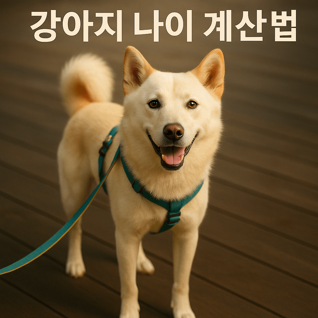 강아지 나이 계산 법