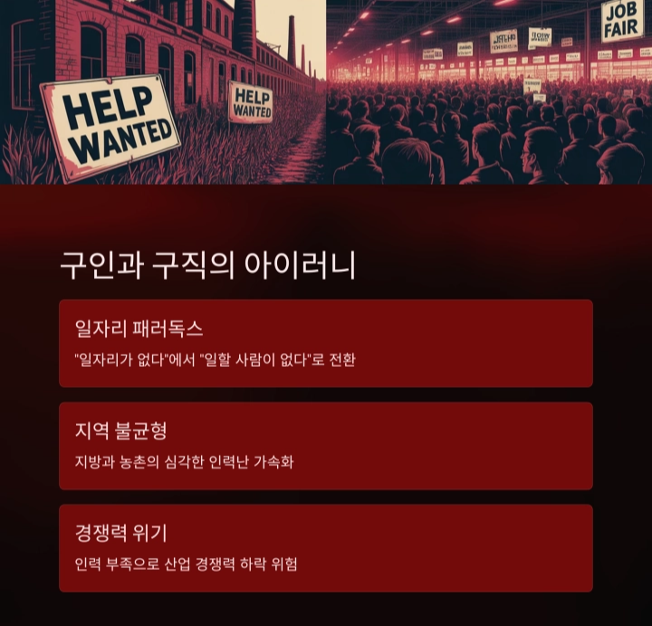 일할 사람이 사라진다