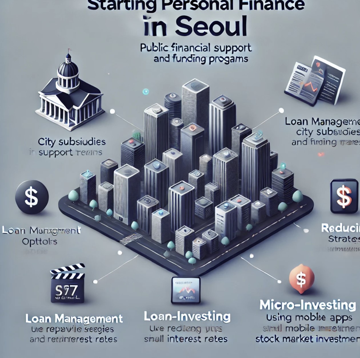 서울에서 재테크 시작하기 공공지원 대출관리 소액투자