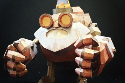 브롤스타즈 로보마이크 종이모형