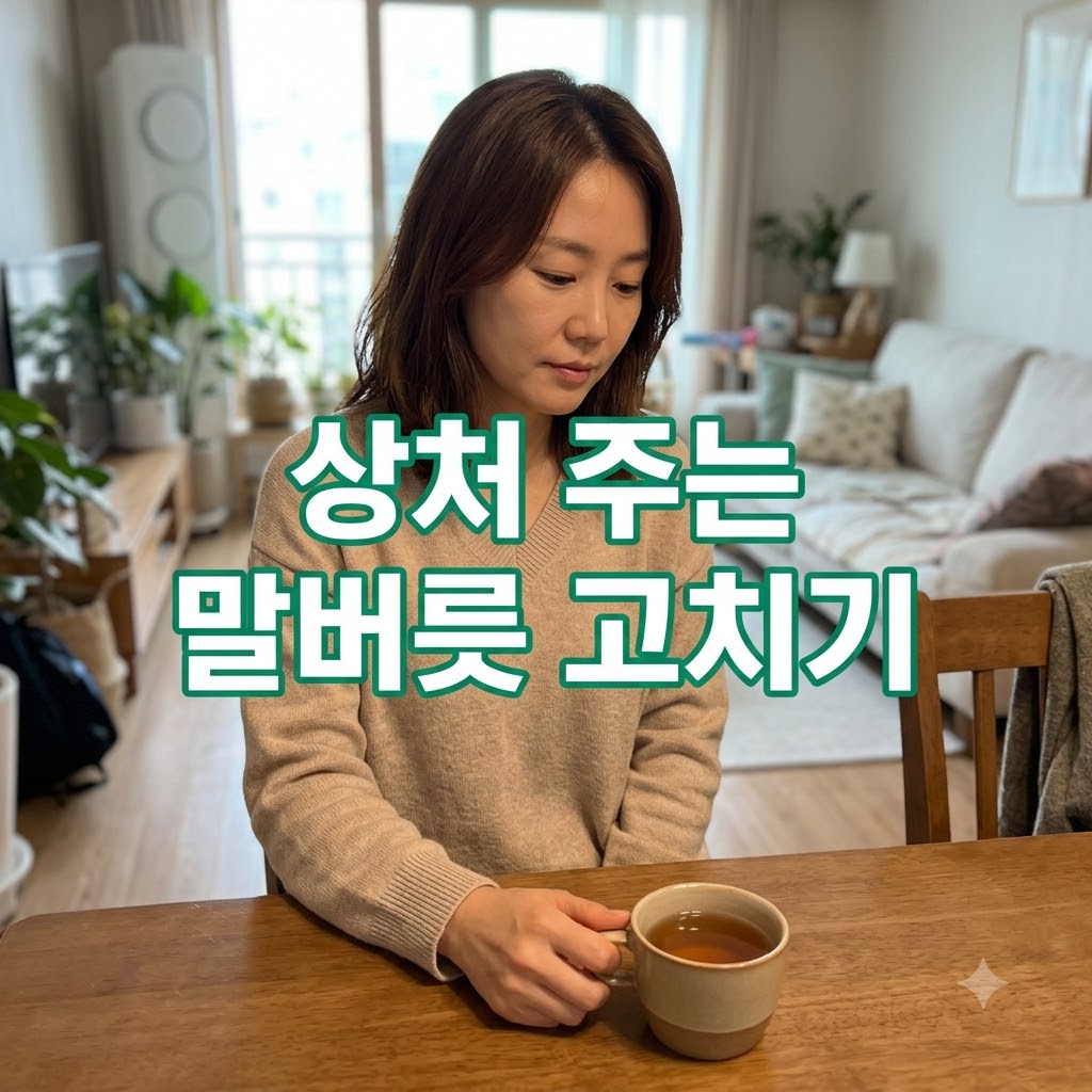 자녀 교육] 아이 마음에 상처 주는 부모의 말 습관과 관계 통장 채우는 법