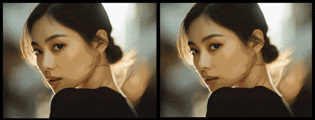 관찰자 시점 연출, 피사체 주변을 천천히 도는 아크 카메라 무빙, 정적인 인물과 공간감이 느껴지는 영상_Midjourney