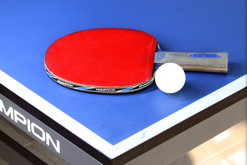 탁구테이블 라켓 공