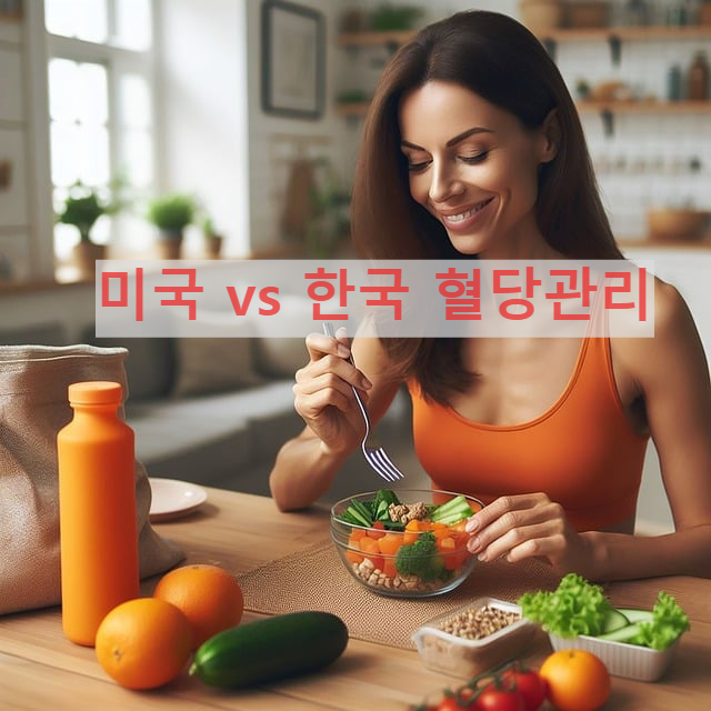 미국 vs 한국 혈당관리