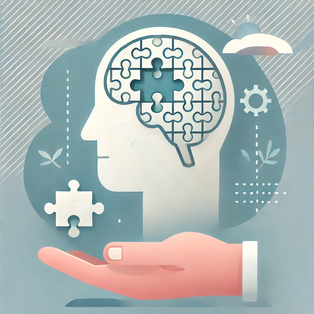 치매와 인지건강을 표현한 그림