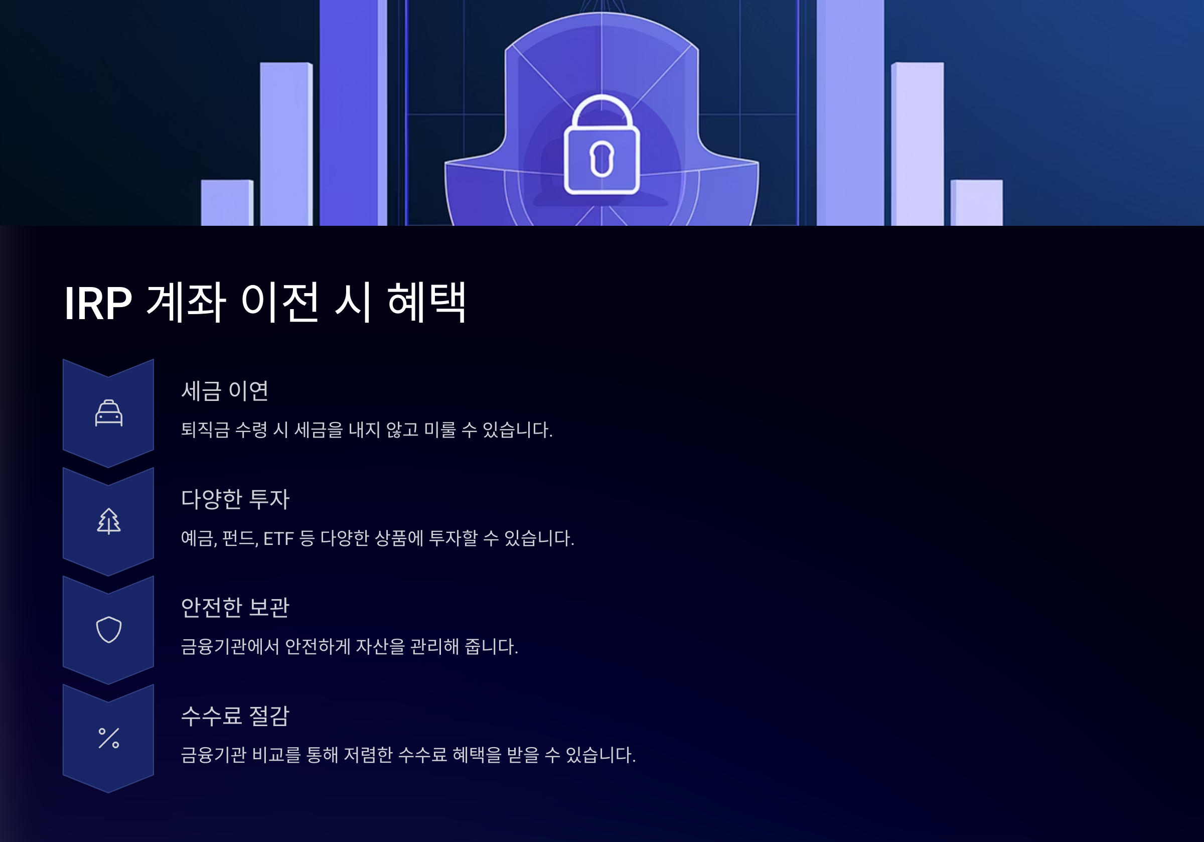 IRP 계좌로 이전 시 혜택