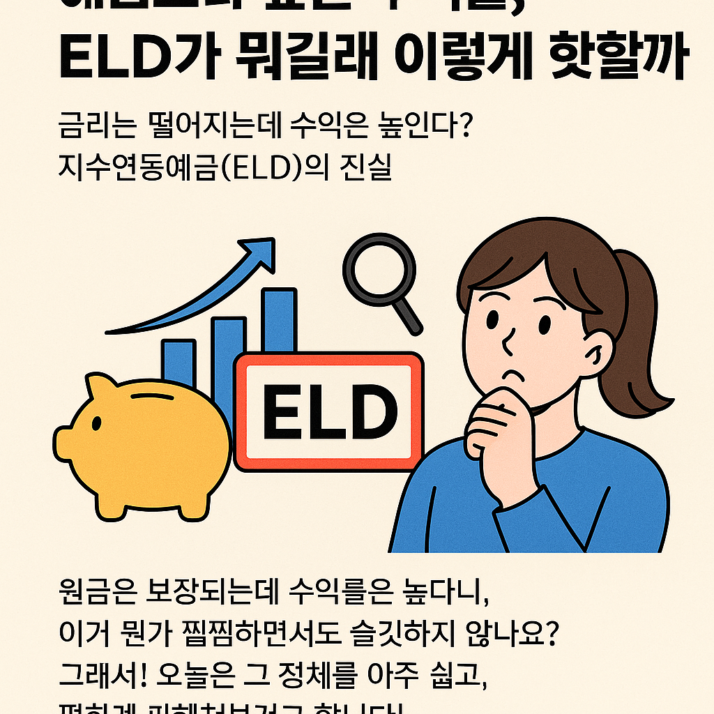 예금보다 높은 수익률, ELD가 뭐길래 이렇게 핫할까?