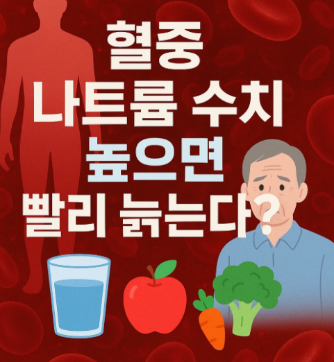 혈중 나트륨 수치,와 건강과 노화의 숨은 연결고리