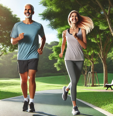 중년 건강관리: 생존을 위한 선택, 달리기 사진