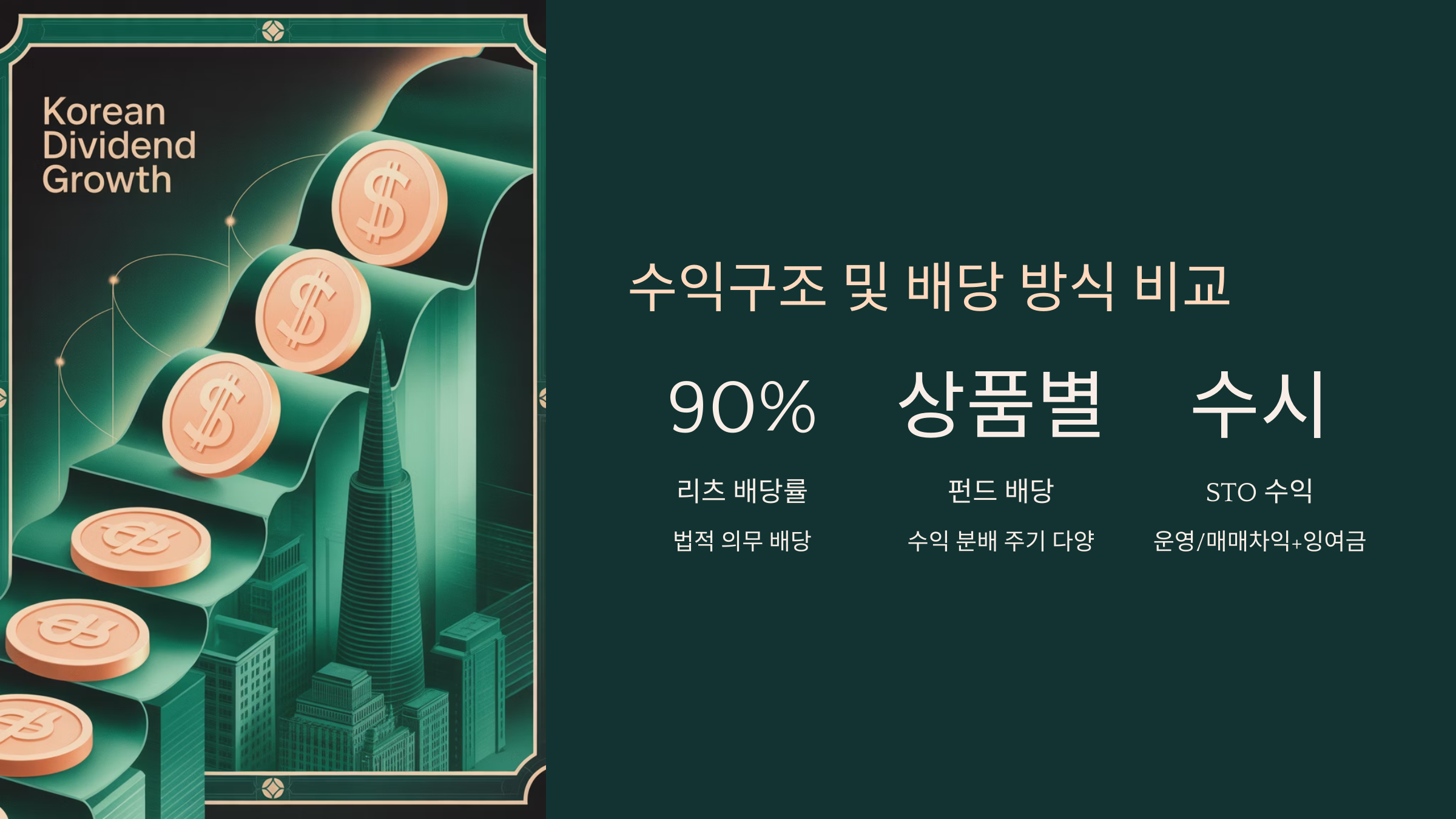 수익구조와 배당 차이